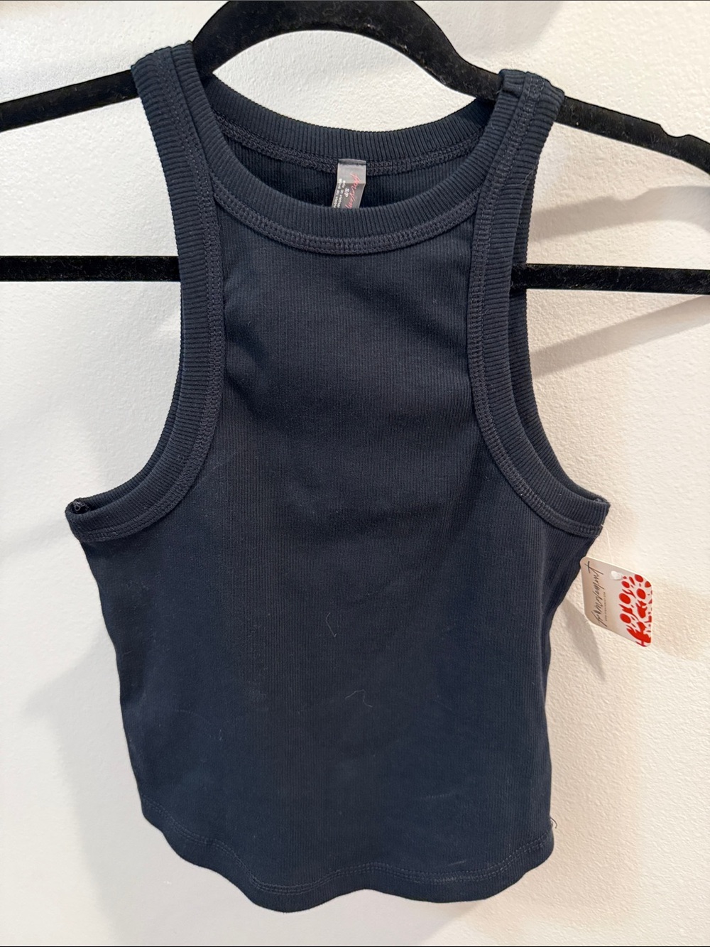 FP Movement by Free People Black Ribbed Tank Top